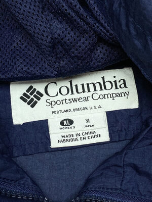 Navy Columbia Half-zip Windbreaker Women's XL Northern Pole Vintage Wholesale 