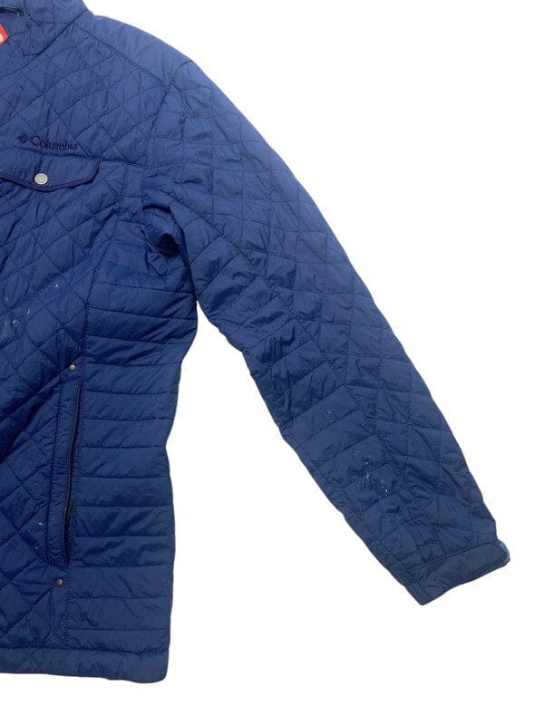 Navy Columbia Quilted Jacket Women's XXL Northern Pole Vintage Wholesale 