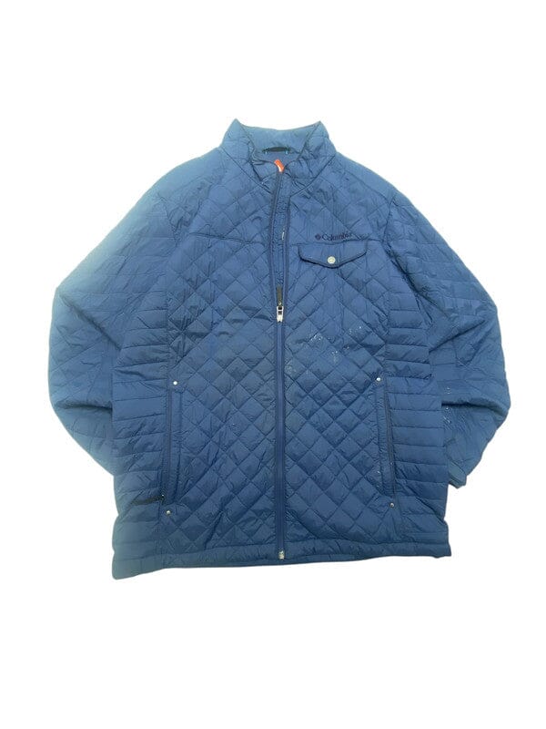 Navy Columbia Quilted Jacket Women's XXL Northern Pole Vintage Wholesale 