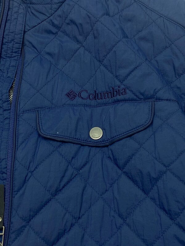 Navy Columbia Quilted Jacket Women's XXL Northern Pole Vintage Wholesale 