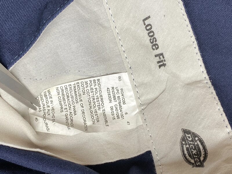 Navy Dickies Loose Fit Shorts Men's W40 Northern Pole Vintage Wholesale 