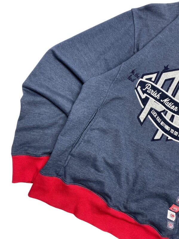 Navy Embroidery Sweatshirt Women's XL Northern Pole Vintage Wholesale 