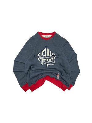 Navy Embroidery Sweatshirt Women's XL Northern Pole Vintage Wholesale 