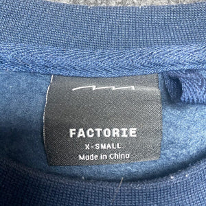 Navy Factorie Miami Embroidery Sweatshirt Men's XS Northern Pole Vintage Wholesale 