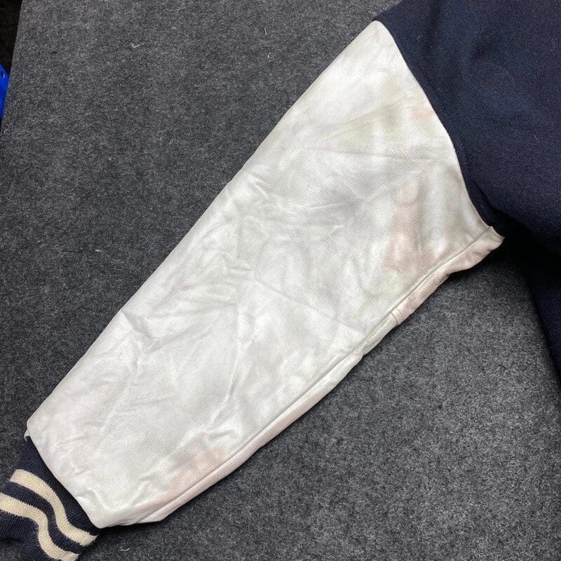 Navy Game Varsity Jacket Men's XXL Northern Pole Vintage Wholesale 