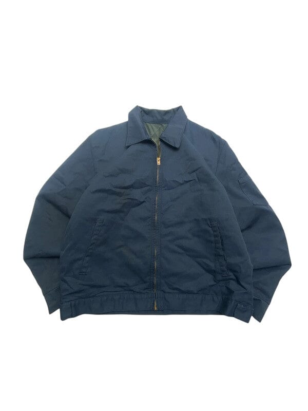 Navy Harrington Jacket Men's Large Northern Pole Vintage Wholesale 