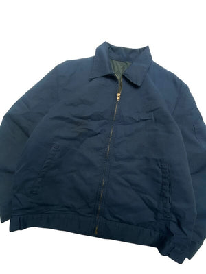 Navy Harrington Jacket Men's Large Northern Pole Vintage Wholesale 