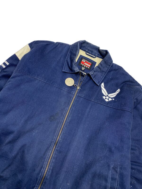 Navy Harrington Jacket Men's XXL Northern Pole Vintage Wholesale 