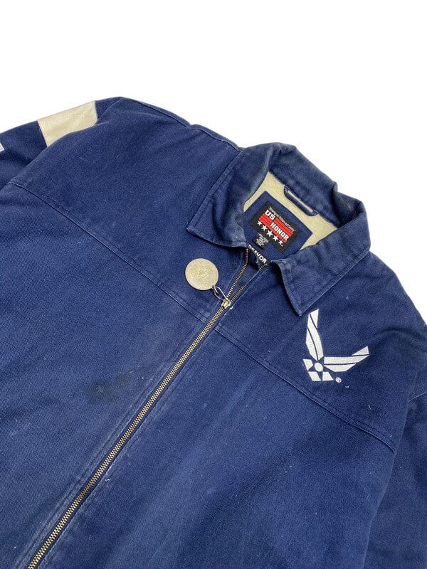 Navy Harrington Jacket Men's XXL Northern Pole Vintage Wholesale 