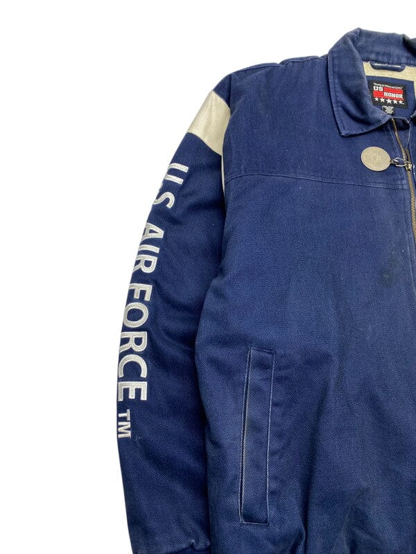 Navy Harrington Jacket Men's XXL Northern Pole Vintage Wholesale 