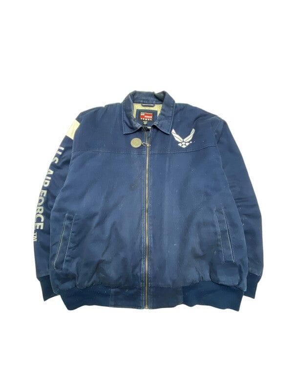 Navy Harrington Jacket Men's XXL Northern Pole Vintage Wholesale 