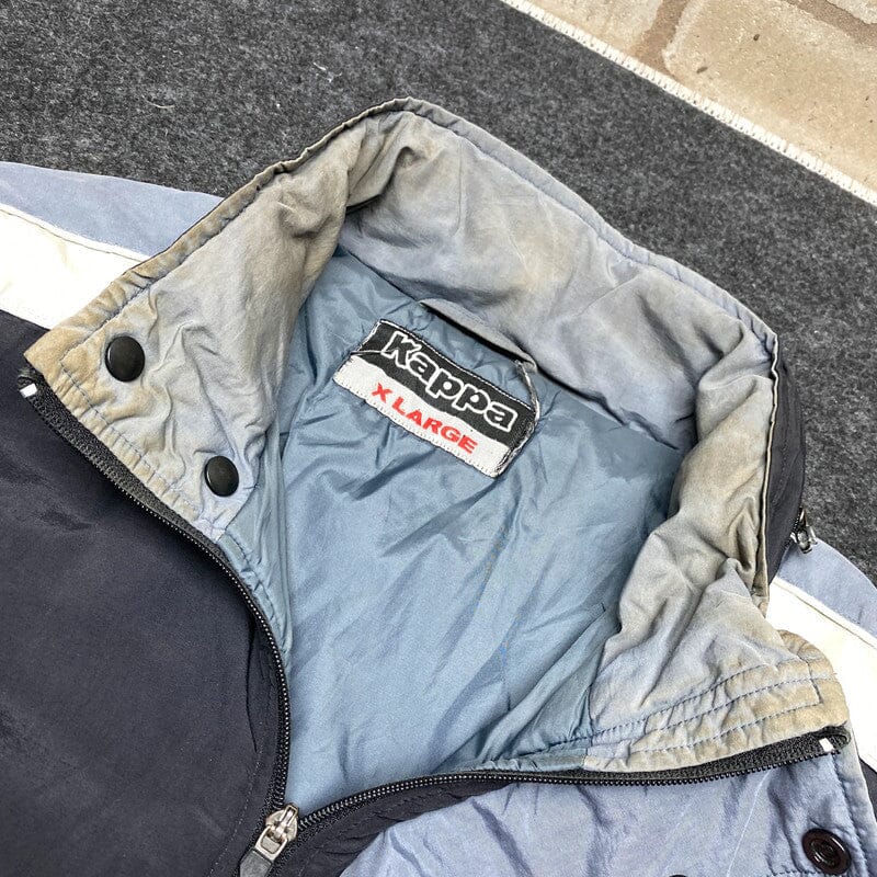 Navy Kappa Parka Jacket Men's XL Northern Pole Vintage Wholesale 