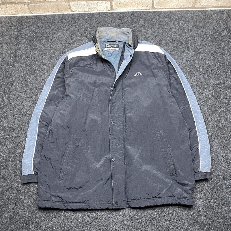 Navy Kappa Parka Jacket Men's XL Northern Pole Vintage Wholesale 