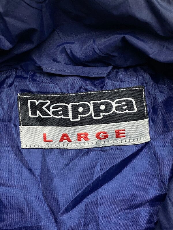 Navy Kappa Puffer Gilet Men's Large Northern Pole Vintage Wholesale 