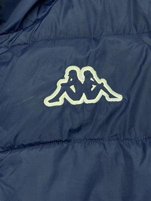 Navy Kappa Puffer Gilet Men's Large Northern Pole Vintage Wholesale 