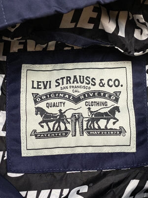 Navy Levi's Windbreaker Men's Large Northern Pole Vintage Wholesale 