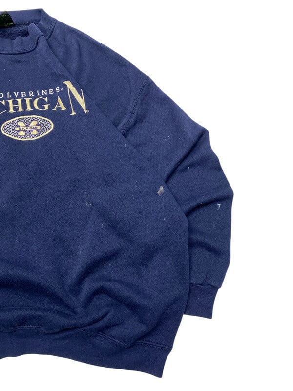 Navy Michigan Sweatshirt Women's XXL Northern Pole Vintage Wholesale 