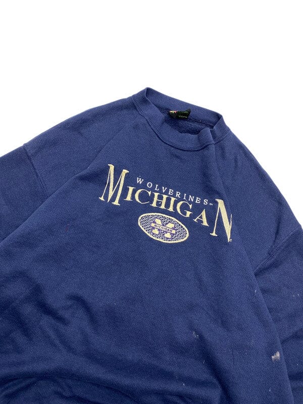 Navy Michigan Sweatshirt Women's XXL Northern Pole Vintage Wholesale 