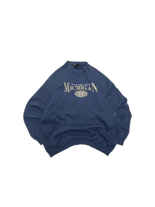 Navy Michigan Sweatshirt Women's XXL Northern Pole Vintage Wholesale 