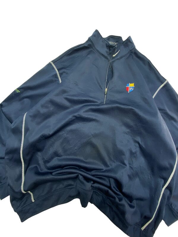 Navy Nike Golf Half-zip Pullover Men's XXL Northern Pole Vintage Wholesale 