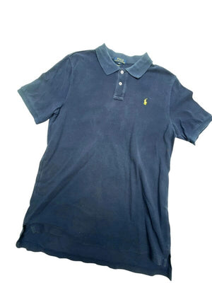 Navy ralph lauren polo-shirt men's small Northern Pole Vintage Wholesale 
