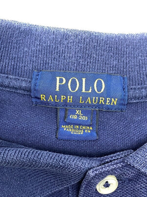 Navy ralph lauren polo-shirt men's small Northern Pole Vintage Wholesale 