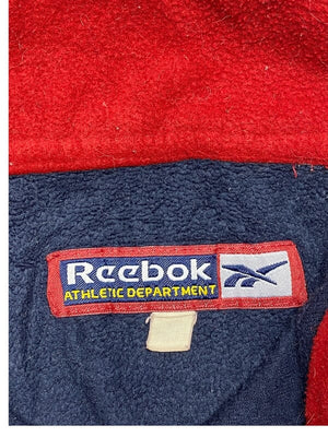 Navy Reebok Half Zip Fleece Men's XL Northern Pole Vintage Wholesale 