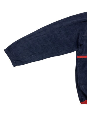 Navy Reebok Half Zip Fleece Men's XL Northern Pole Vintage Wholesale 