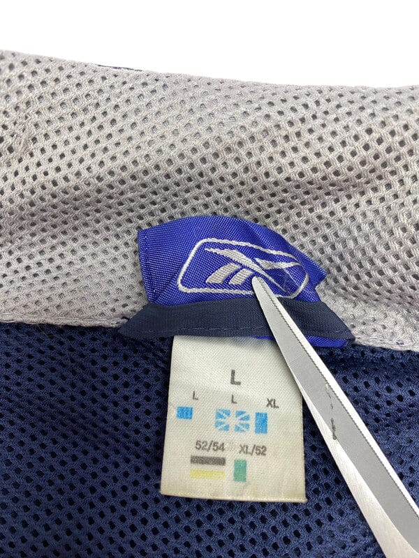 Navy Reebok Windbreaker Men's Large Northern Pole Vintage Wholesale 