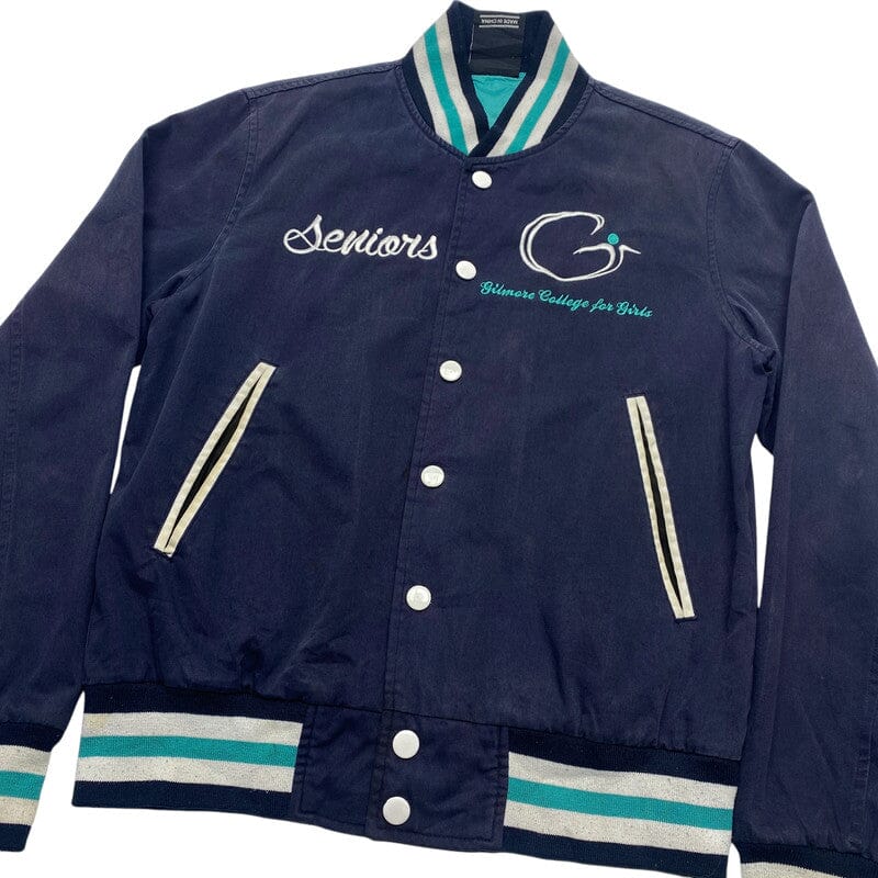 Navy Reform Varsity Jacket Men's XS Northern Pole Vintage Wholesale 