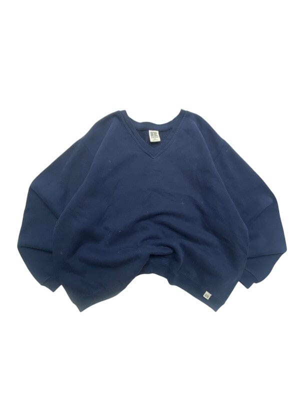 Navy Russell Athletic V-neck Sweater Men's XL Northern Pole Vintage Wholesale 