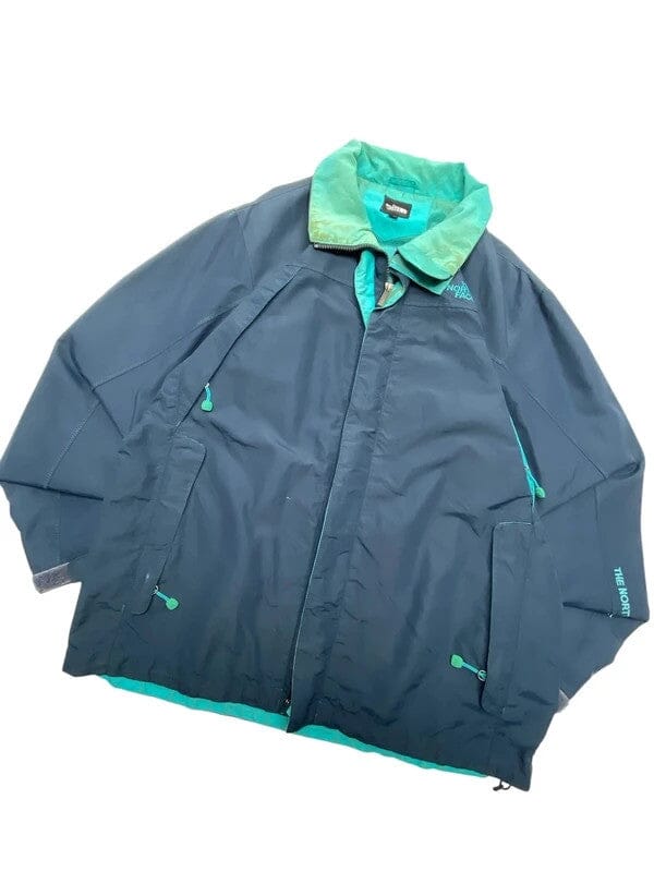 Navy The North Face Raincoat Men's Large Northern Pole Vintage Wholesale 
