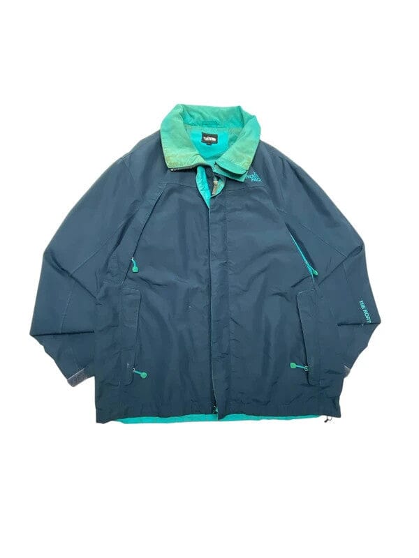 Navy The North Face Raincoat Men's Large Northern Pole Vintage Wholesale 