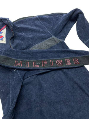 Navy Tommy Hilfiger 1/4 Zip-up Fleece Men's Large Northern Pole Vintage Wholesale 