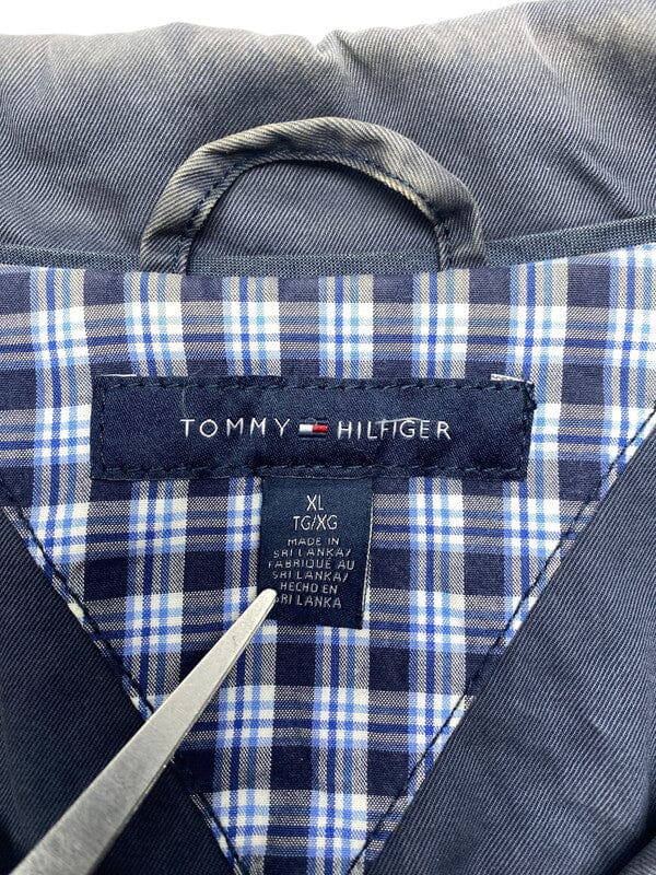 Navy Tommy Hilfiger Harrington Jacket Men's XL Northern Pole Vintage Wholesale 