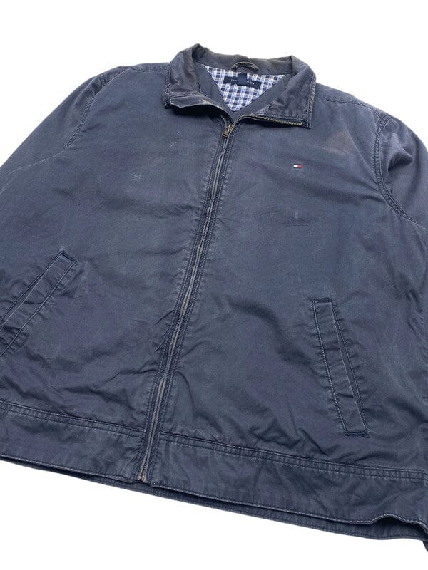Navy Tommy Hilfiger Harrington Jacket Men's XL Northern Pole Vintage Wholesale 