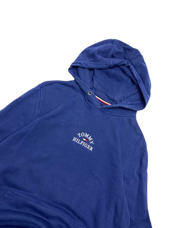 Navy Tommy Hilfiger Hoodie Men's Small Northern Pole Vintage Wholesale 