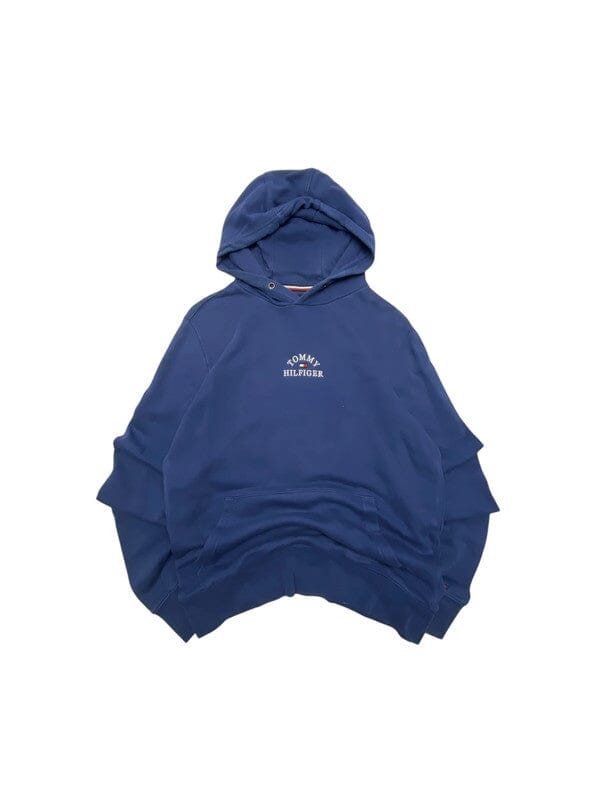 Navy Tommy Hilfiger Hoodie Men's Small Northern Pole Vintage Wholesale 