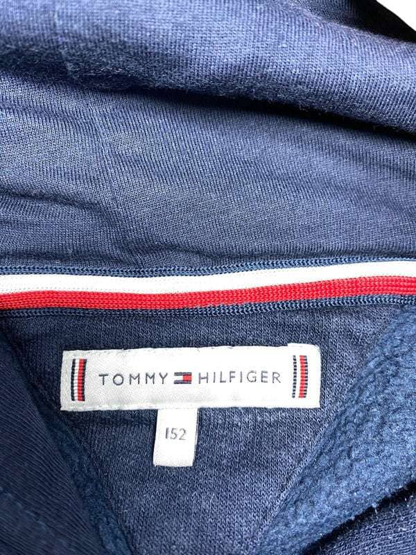 Navy Tommy Hilfiger Hoodie Youth's Large Northern Pole Vintage Wholesale 