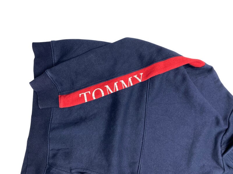 Navy Tommy Hilfiger Hoodie Youth's Large Northern Pole Vintage Wholesale 