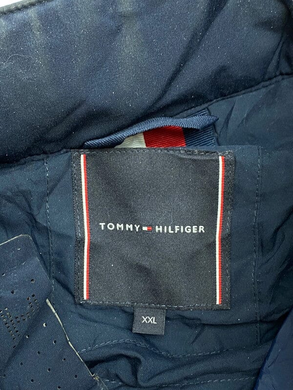 Navy Tommy Hilfiger Puffer Jacket Men's XXL Northern Pole Vintage Wholesale 