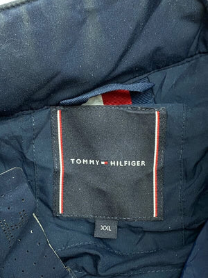 Navy Tommy Hilfiger Puffer Jacket Men's XXL Northern Pole Vintage Wholesale 
