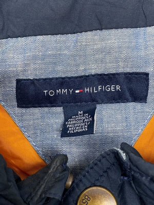 Navy Tommy Hilfiger Workwear Gilet Men's Medium Northern Pole Vintage Wholesale 