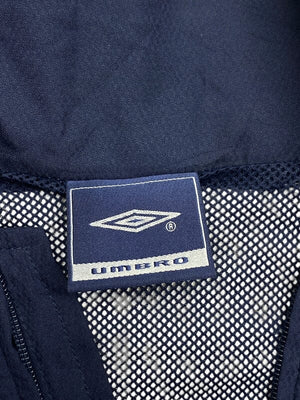 Navy Umbro Chest Logo Windbreaker Men's XL Northern Pole Vintage Wholesale 