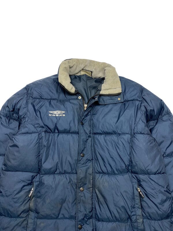 Navy Umbro Puffer Jacket Men's Large Northern Pole Vintage Wholesale 