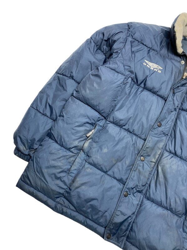 Navy Umbro Puffer Jacket Men's Large Northern Pole Vintage Wholesale 