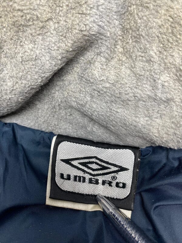 Navy Umbro Puffer Jacket Men's Large Northern Pole Vintage Wholesale 