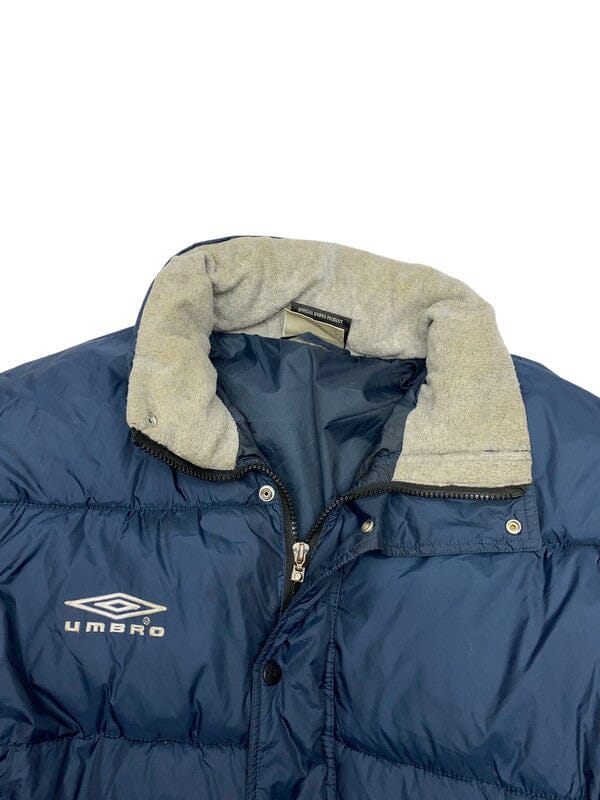 Navy Umbro Puffer Jacket Men's Large Northern Pole Vintage Wholesale 