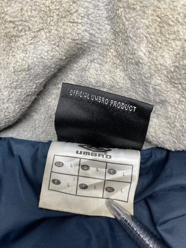 Navy Umbro Puffer Jacket Men's Large Northern Pole Vintage Wholesale 