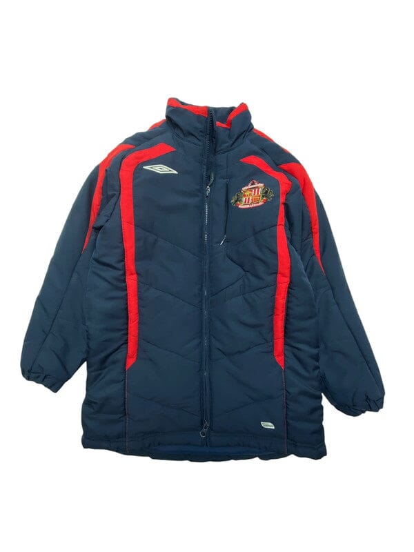Navy Umbro Sunderlanda. F.C. Puffer jacket Youth's Small Northern Pole Vintage Wholesale 